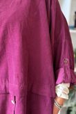 Bateau Needlecord Lazy Layer Top Aubergine